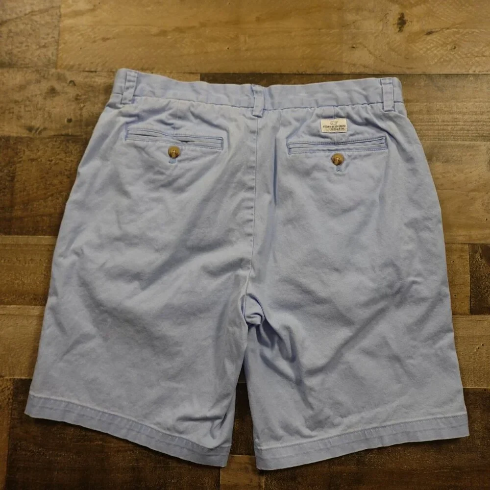 Vineyard Vines Breaker Shorts Men's 31 Light‎ Blue 9" Inseam - Picture 8 of 12